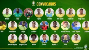 Convocados Seleção